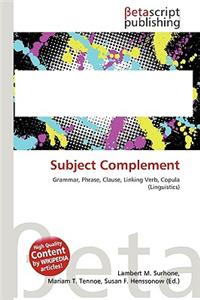 Subject Complement