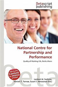 National Centre for Partnership and Performance