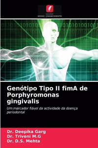 Genótipo Tipo II fimA de Porphyromonas gingivalis