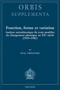 Fonction, Forme Et Variation