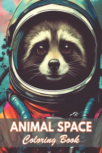 Animal Space Coloring Book