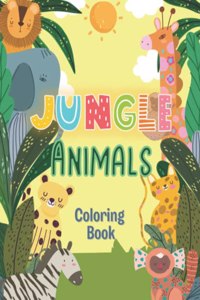 Jungle Animals Coloring Book