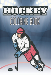 Hockey coloring book