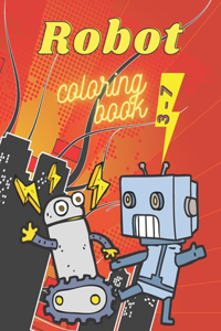 robot coloring book