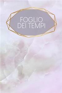 Foglio dei tempi