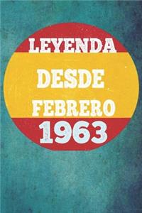 Leyenda Desde Febrero 1963