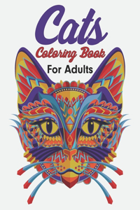 Cats Coloring Book For Adults