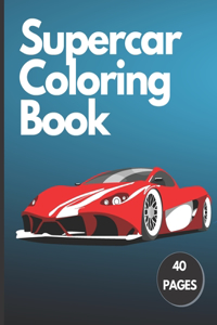 Supercar Coloring Book