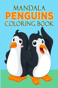 Mandala Penguins Coloring Book