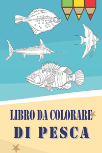 Libro Da Colorare Di Pesca