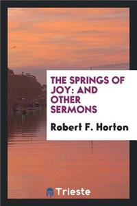 The Springs of Joy