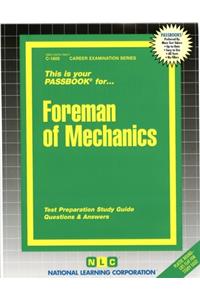 Foreman of Mechanics