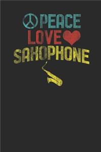 Peace Love Saxophone