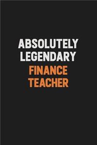 Absolutely Legendary finance teacher
