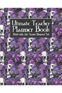 Ultimate Teacher Planner Book Undated Gothic Style Classroom Management Book