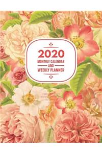 2020 Monthly Calendar And Weekly Planner