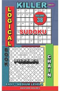 Logical book. Killer sudoku. Chain puzzles. Easy - medium levels.