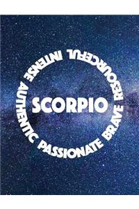 Scorpio Authentic Passionate Brave Resourceful Intense