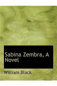 Sabina Zembra, a Novel