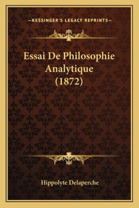 Essai De Philosophie Analytique (1872)