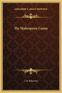 Shakespeare Canon