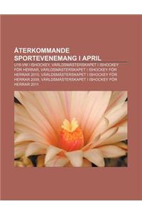 Aterkommande Sportevenemang I April: U18-VM I Ishockey, Varldsmasterskapet I Ishockey for Herrar, Varldsmasterskapet I Ishockey for Herrar 2010