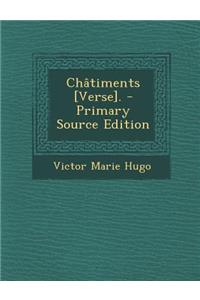 Chatiments [Verse].