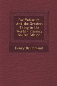 Pax Vobiscum