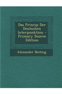 Das Princip Der Deutschen Interpunktion
