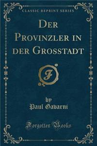 Der Provinzler in Der Grosstadt (Classic Reprint)