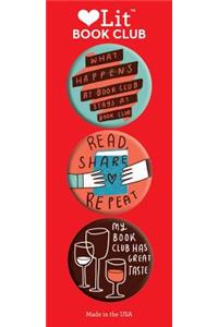 Book Club 3-Button Assortment