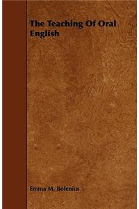 The Teaching Of Oral English