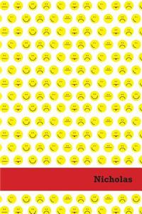 Etchbooks Nicholas, Emoji, Wide Rule