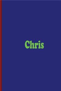 Chris - Personalized Journal