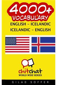 4000+ English - Icelandic Icelandic - English Vocabulary