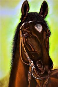 A Beautiful Horse Portrait Painting Journal