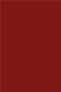 Journal Falu Red Color Simple Plain Falu Red