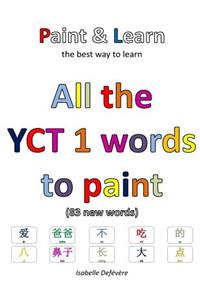 All the YCT 1 words to paint