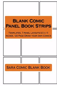 Blank Comic Panel Book Strips