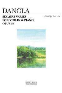 Six Airs Varies for Violin & Piano