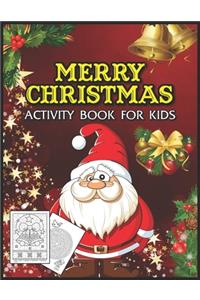 Merry Christmas Activity Book for Kids