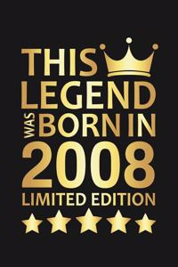 This Legend Was Born In 2008 Limited Edition