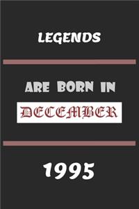 Legends Are Born in December 1995