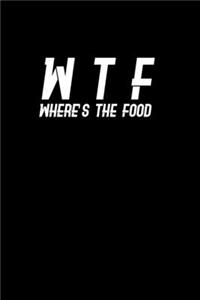 WTF Wheres the food: Hangman Puzzles - Mini Game - Clever Kids - 110 Lined pages - 6 x 9 in - 15.24 x 22.86 cm - Single Player - Funny Great Gift