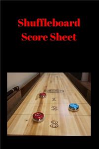 Shuffleboard Score Sheet