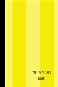 yellow striped notes