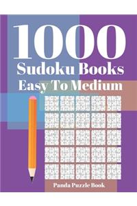 1000 Sudoku Books Easy To Medium