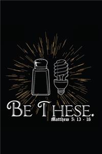 Notizbuch Karo Be These. Matthew 5