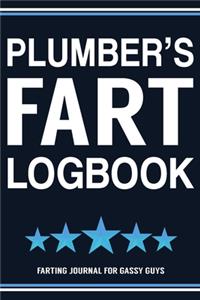 Plumber's Fart Logbook Farting Journal For Gassy Guys