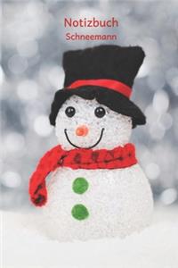 Notizbuch Schneemann